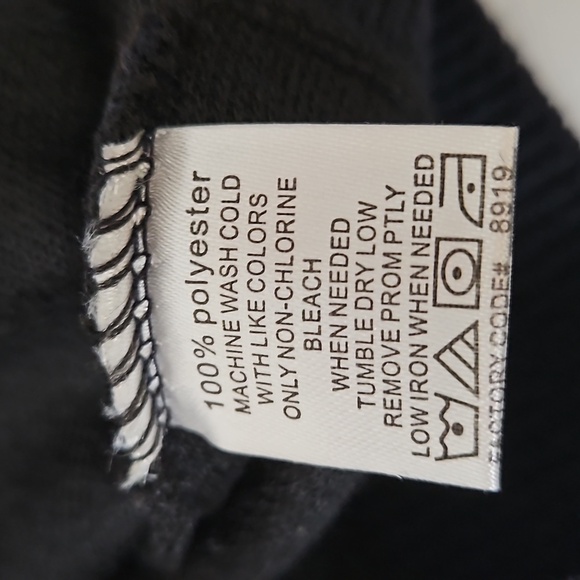 Sahara Club Bo Pullover Sweater  Quarter zip size 5 Navy  Grey Strip  NWT - Picture 7 of 7